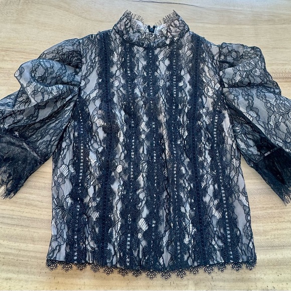 Alice + Olivia Black Lace Blouse. Like New!
Simply beautiful - Picture 5 of 7